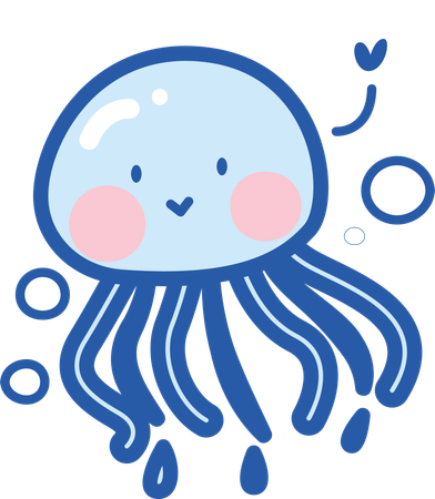 Qualle  Illustration