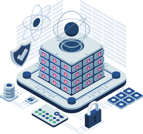 Quantum Resistant Encryption  Illustration