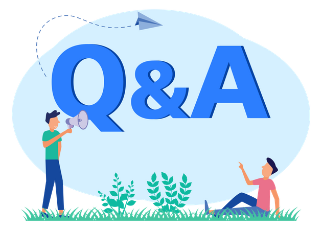 Question And Answer  Illustration