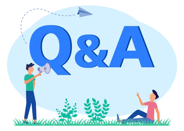 Question And Answer  Illustration