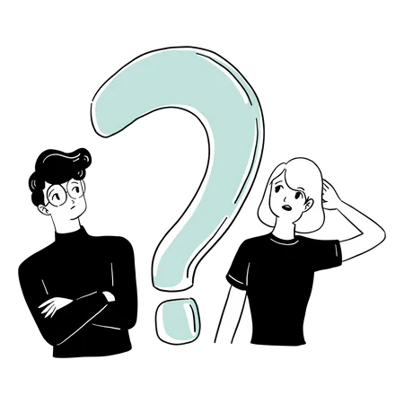 Question and Answer  Illustration