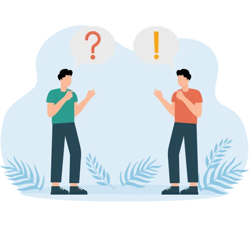 Question and answer  Illustration