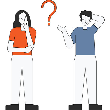 Question and Answer  Illustration
