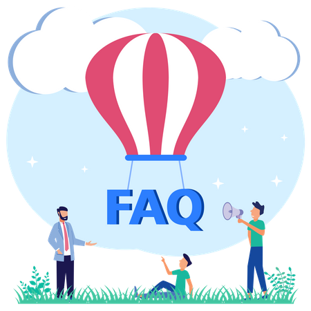 Question And Answer  Illustration
