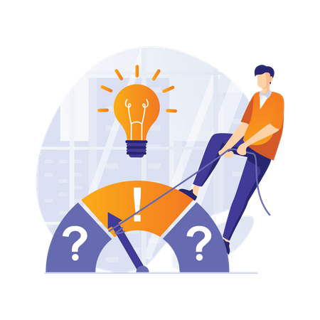 Question And Answer  Illustration