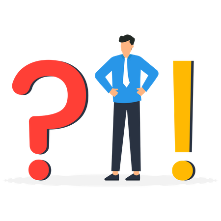 Question and answer  イラスト
