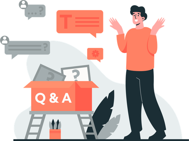 Question and Answer Session  Illustration