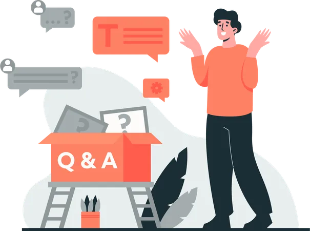 Question and Answer Session  Illustration