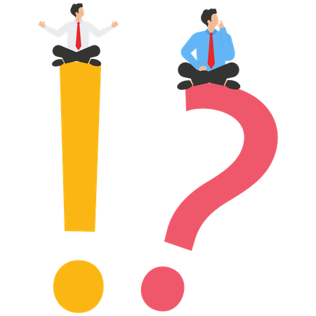 Question and answer session  Illustration