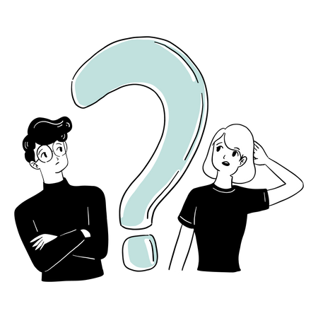Question and Answer  Illustration