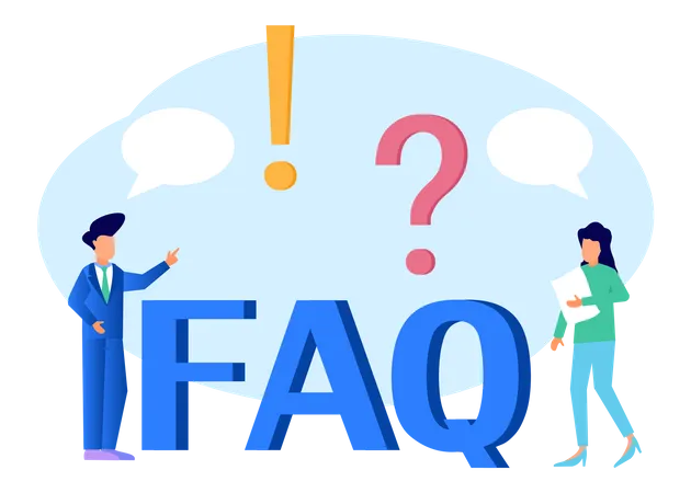 Questions And Answer  Illustration