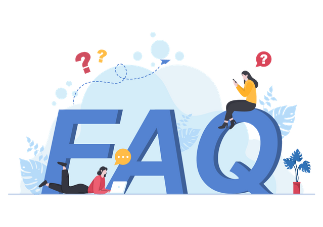 Questions and answers Illustration