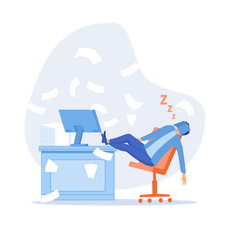 Quiet quitting  Illustration