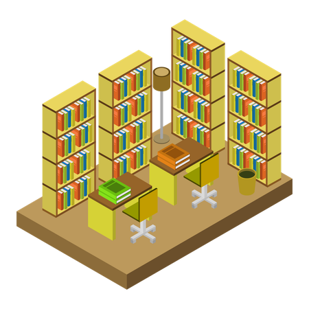 Quiet space  Illustration