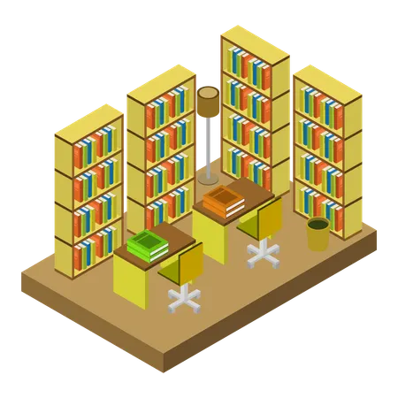 Quiet space  Illustration
