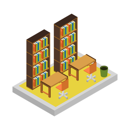 Quiet space  Illustration