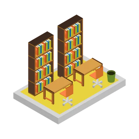 Quiet space  Illustration