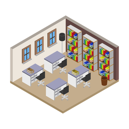 Quiet space  Illustration