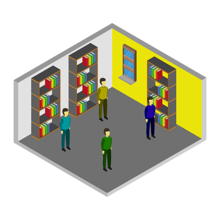 Quiet space  Illustration