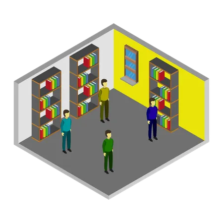 Quiet space  Illustration