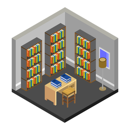 Quiet space  Illustration