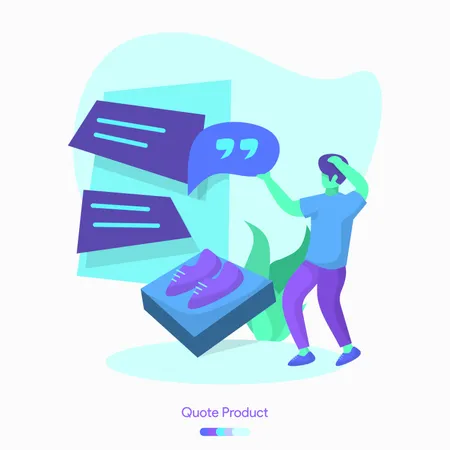 Quote Product  Illustration