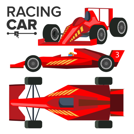 Racing Car Illustration