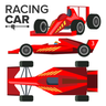 racing car illustrations