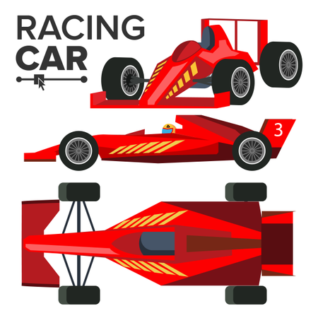 Racing Car  Illustration