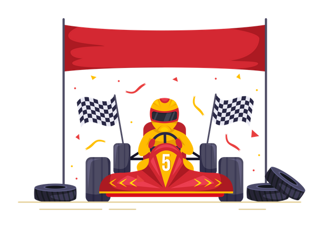 Racing Game  イラスト