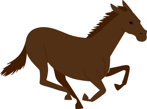 Racing Horse Illustration