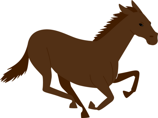 Racing Horse  Illustration