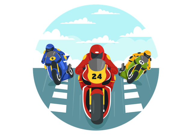 Racing Motosport  イラスト