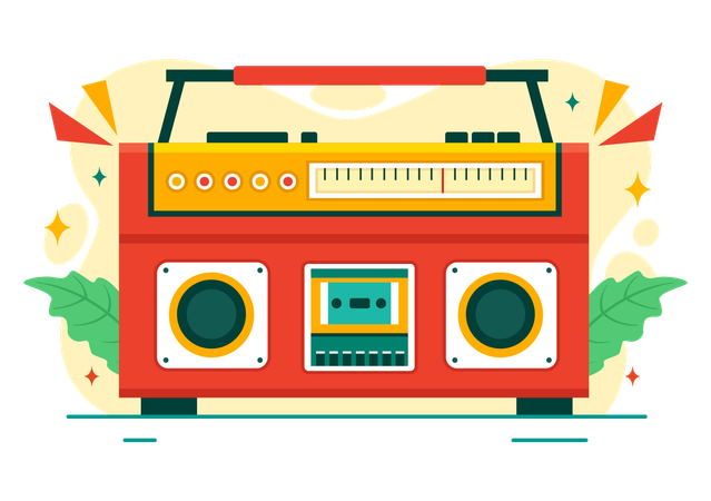 Radio Day  Illustration