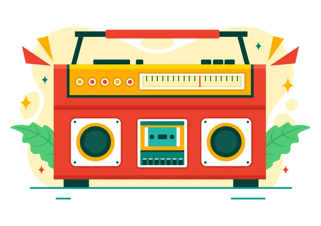 Radio Day  Illustration