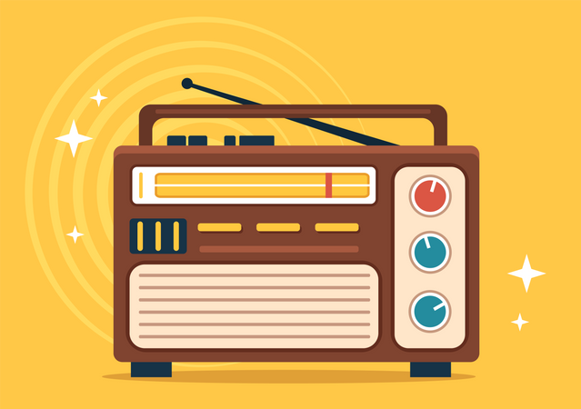 Radio Day  Illustration