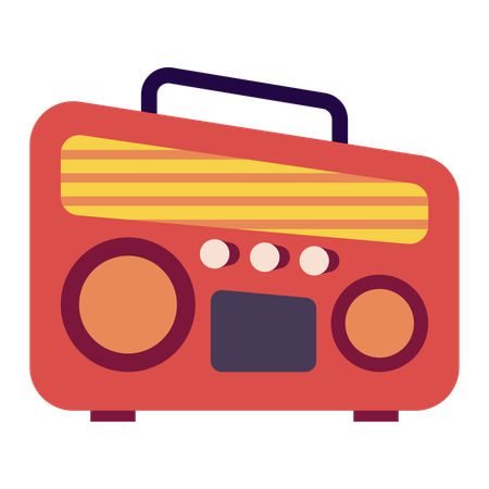 Radio  Illustration