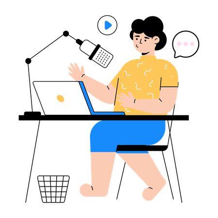 Radio Show  Illustration