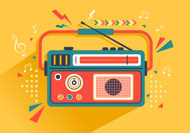 Radio Song  Illustration