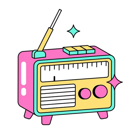 Radio  Illustration