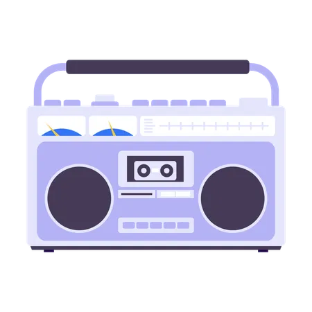 Radio tape  Illustration