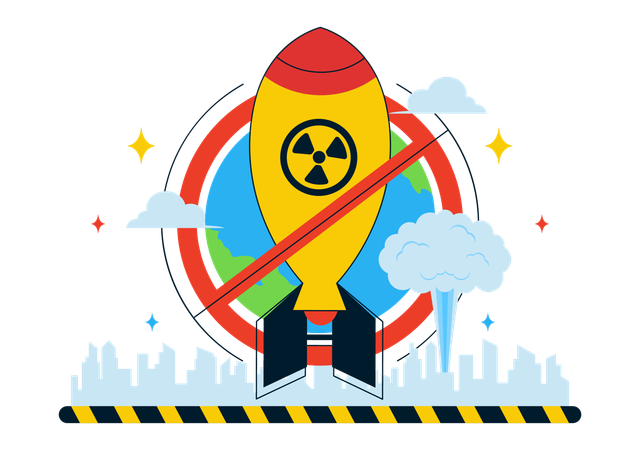 Radioactive test  Illustration