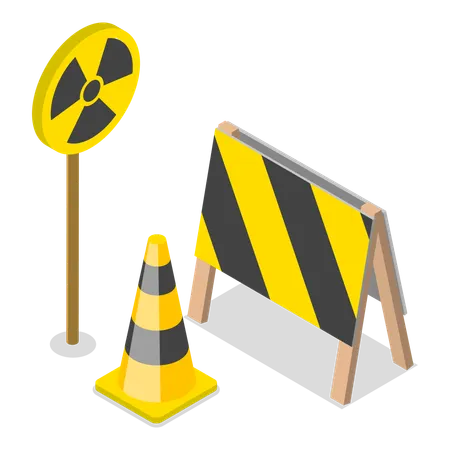 Radioactive Waste  Illustration