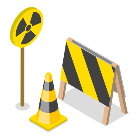 Radioactive Waste  Illustration