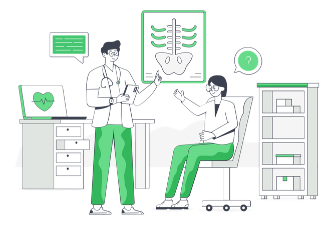 Radiologist  Illustration