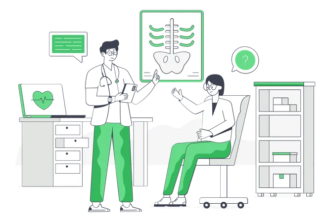 Radiologist Illustration
