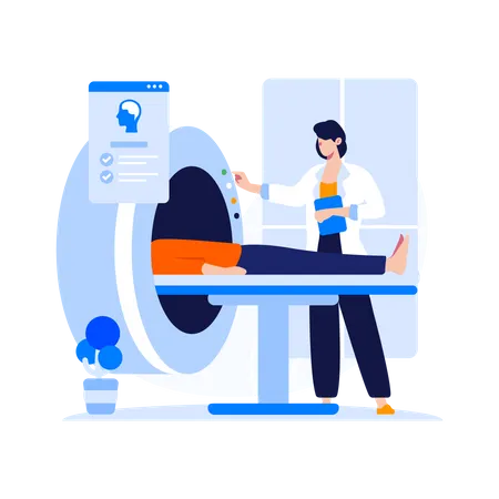 Radiology CT Scan Services  イラスト