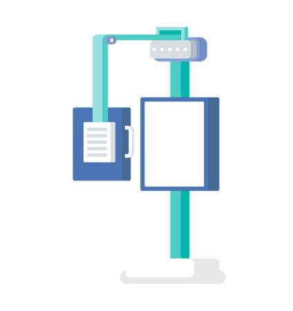 Radiology Device for Making X-ray  Illustration