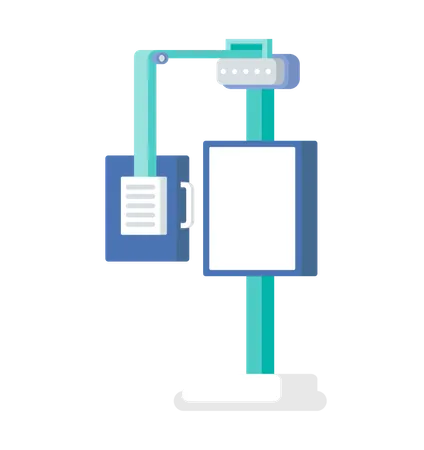 Radiology Device for Making X-ray  Illustration