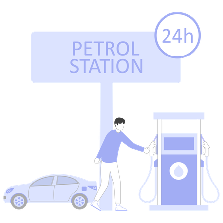 Raffinage de pétrole  Illustration